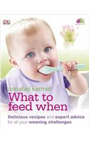 What to Feed When