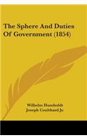 Sphere And Duties Of Government (1854)
