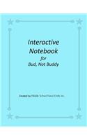 Interactive Notebook for Bud, Not Buddy