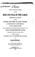 An inquiry into the causes of the rise and fall of the Lakes