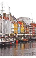 Nyhavn Harbour in Copenhagen Denmark Journal: 150 page lined notebook/diary