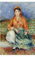 150 page lined journal Algerian Girl, 1881 Pierre Auguste Renoir