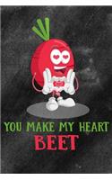 You Make My Heart Beet: Practice Gratitude and Daily Reflection to Reduce Stress - Improve Mental Health and Find Peace Everyday With Valentine's Day Themed Journal Book