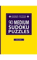 Journey: 90 Medium Sudoku Puzzles(Volume 1)