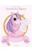 Livro para Colorir de Unicórnios e Pégasos