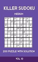 Killer Sudoku Medium 200 Puzzle WIth Solution Vol 10