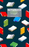 Notizbuch A5 Muster ABC Schule School Bücher Books Book Buch