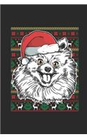 Ugly Christmas - Pomeranian: Dotted Bullet Grid Notebook - Journal for Ugly Christmas Gift And New Year Gift Idea