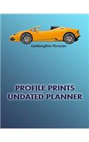 Profile Prints Undated Planner