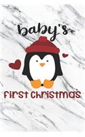 Baby's First Christmas: Christmas Gift Journal / Notebook / Diary - Great Present