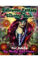 Halloween Fantasy Coloring Book For Adults: Featuring 26 Halloween Illustrations, Witches, Vampires, Autumn Fairies, and More!