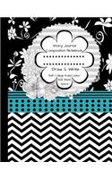Story Journal Composition Notebook Draw & Write Half College Ruled Lines Half Blank Space