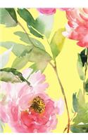 Peonies Sketchbook 7 x 10