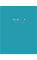 2019-2023 Five Year Planner: 60-Month Schedule Organizer 8.5 x 11 with Blue Cover