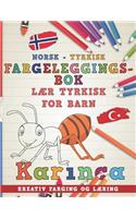 Fargeleggingsbok Norsk - Tyrkisk I L: (15 L)