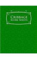 Cribbage Score Sheets: (28 Cribbage Score Sheets)