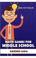 Math Games for Middle School: Kakuro 10x10