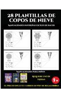 Manualidades navideñas fáciles de hacer (28 plantillas de copos de nieve 2