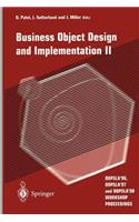 Business Object Design and Implementation II