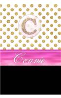 Connie: Personalized Lined Journal Diary Notebook 150 Pages, 6 X 9 (15.24 X 22.86 CM), Durable Soft Cover