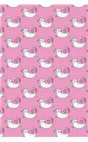 Bullet Journal Notebook for Cat Lovers Flying Cats Pattern 2: 112 Page Numbered Graph Style Grid Bullet Journal with Index Pages and Key Pages in Portable 6 X 9 Size.