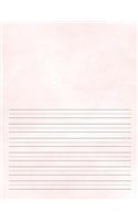 Create a Story: Pink Cover - Blank Book for Creating Stories - Draw - Write - Make Your Own Story - Large 8.5 X 11 - 100 Pages - Storybook Creator - Space for Pictures & Handwriting Lines for Writing