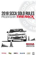2018 SCCA Solo Rules