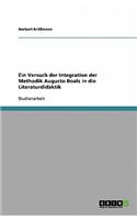 Ein Versuch der Integration der Methodik Augusto Boals in die Literaturdidaktik