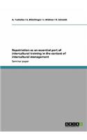 Repatriation as an essential part of intercultural training in the context of intercultural management