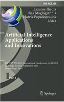 Artificial Intelligence Applications and Innovations