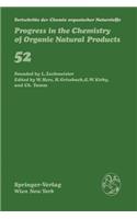 Fortschritte Der Chemie Organischer Naturstoffe / Progress in the Chemistry of Organic Natural Products