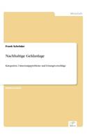 Nachhaltige Geldanlage