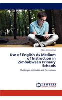 Use of English as Medium of Instruction in Zimbabwean Primary Schools