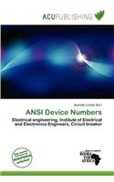 ANSI Device Numbers