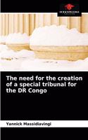 need for the creation of a special tribunal for the DR Congo