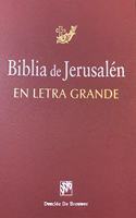 Biblia De Jerusalen. Ed. En Letra Grande