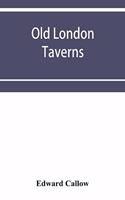 Old London taverns