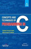 Concepts and Techniques of Programming in C