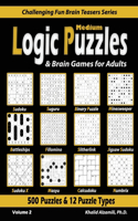 Medium Logic Puzzles & Brain Games for Adults