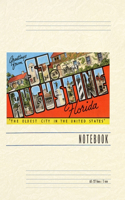 Vintage Lined Notebook Greetings from St. Augustine, Florida