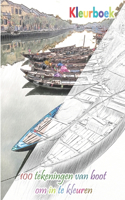 Kleurboek 100 tekeningen van boot om in te kleuren