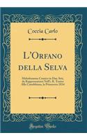 L'Orfano della Selva: Melodramma Comico in Due Atti, da Rappresentarsi Nell'i. R. Teatro Alla Canobbiana, la Primavera 1834 (Classic Reprint)
