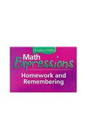 Math Expressions: Homework and Remembering (2 Volumes) Grade 1(Math Expressions)