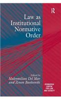 Law as Institutional Normative Order