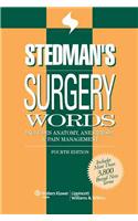 Stedman's Surgery Words