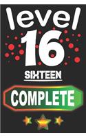 Level 16 Complete