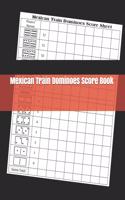 Mexican Train Dominoes Score Book