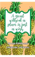 90 Day Food and Exercise Journal