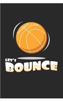 Let's Bounce: 6x9 Basketball - grid - squared paper - notebook - notes