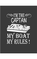 I'm the Captain My Boat My Rules